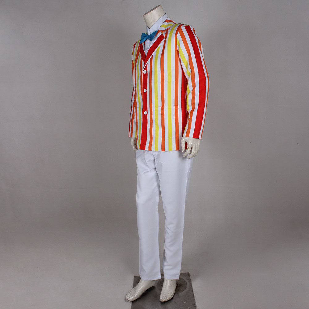 Movie Mary Poppins Costumes Bert Cosplay Full Outfits Men Halloween