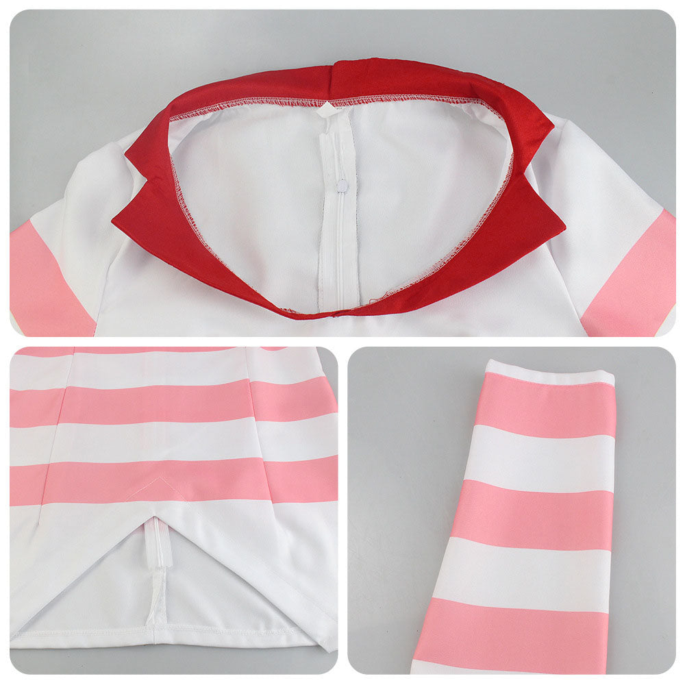 Hazbin Hotel Angel Dust Cosplay Costume full Outfit for Women Halloween