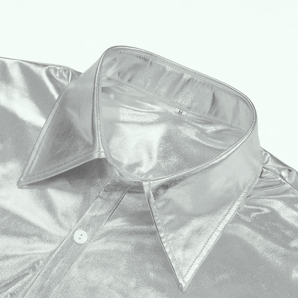 Hip-Hop Vintage Men's suits Party stage Nightclub Shiny Performance Suit Halloween