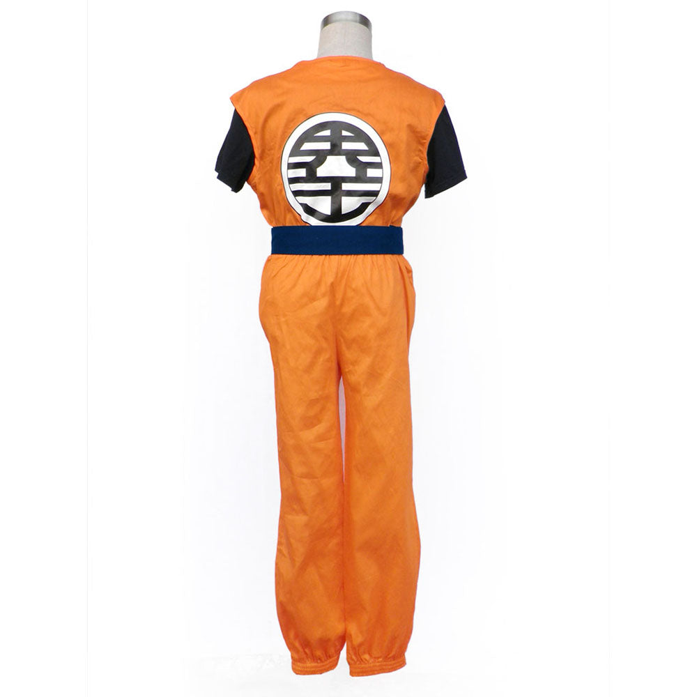 Dragon Ball Son Goku Training Costume Outfits Chinese Character Turtles Cosplay Men and Kids Halloween