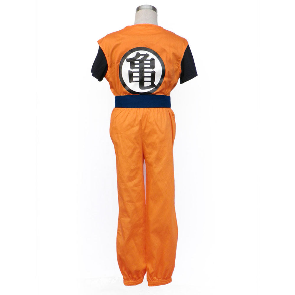 Dragon Ball Son Goku Training Costume Outfits Japanese Character 'Turtles' Cosplay Men and Kids Halloween