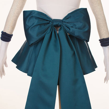 Halloween Anime Sailor Moon Costume Tenou Haruka Sailor Uranus Fighting Cosplay Full Outfit