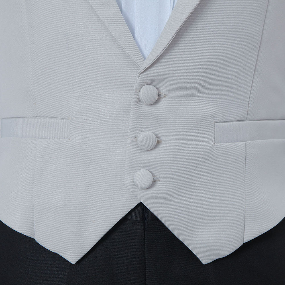 Hallowee Sailor Moon Costume Tuxedo Mask Chiba Mamoru Cosplay Outfits with Accessories Men and Kids
