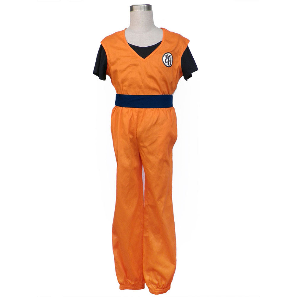 Dragon Ball Son Goku Training Costume Outfits Japanese Character 'Turtles' Cosplay Men and Kids Halloween