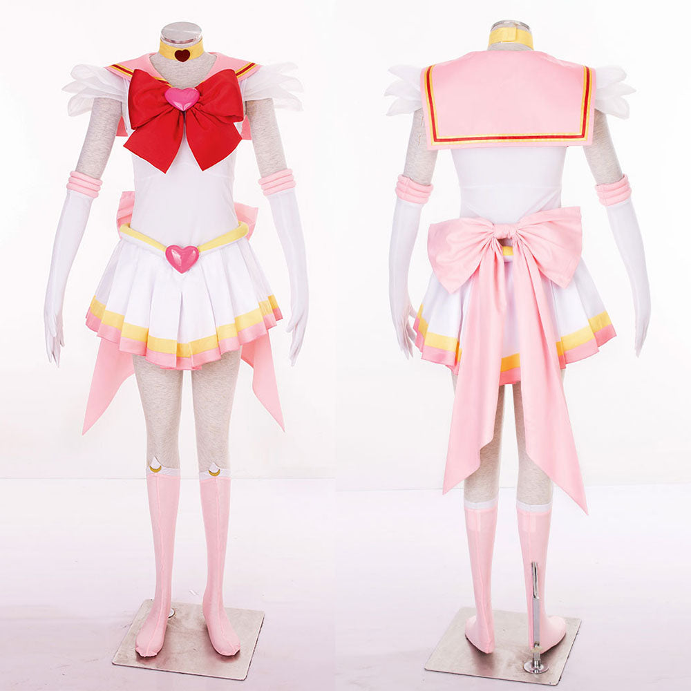 Halloween Anime Sailor Moon Costume Chibi usa Sailor chibi moon Fighting Cosplay Full Outfit