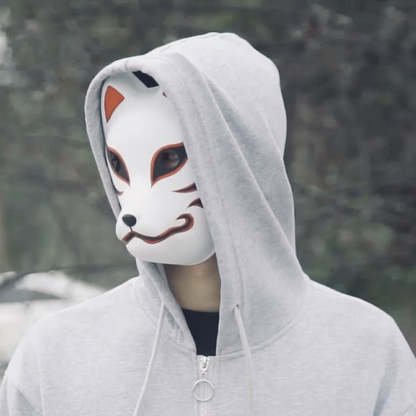 Anime Naruto Costume Anbu Kakashi Costume Uniform with Fox Mask Men Kids Halloween