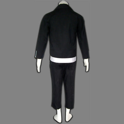 Anime Naruto Costume Kiba Cosplay Black Uniform with Headband for Men Kids Halloween