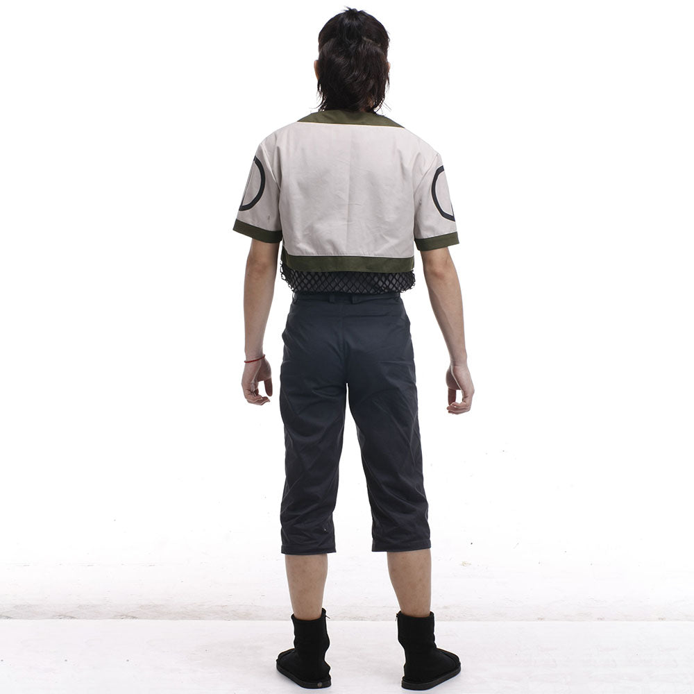 Anime Naruto Costume Shikamaru Nara Cosplay Costume with Headband for Men Kids