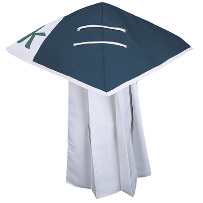 Anime Naruto Costume Mizukage Mei Terumi Cosplay Blue Dress Costume with Mizukage  Hat for Women Kids
