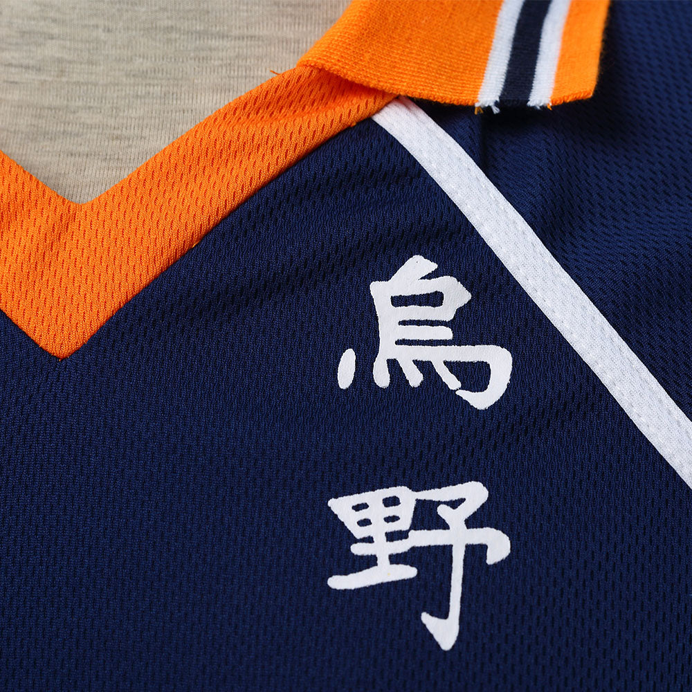 Haikyuu!! Costume Kageyama Tobio Number #9 Karasuno High School Volleyball Uniform with Knee pads