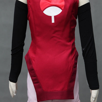 Anime Boruto Costume Sarada Uchiha Cosplay Outfit with Accessories for Women Kids