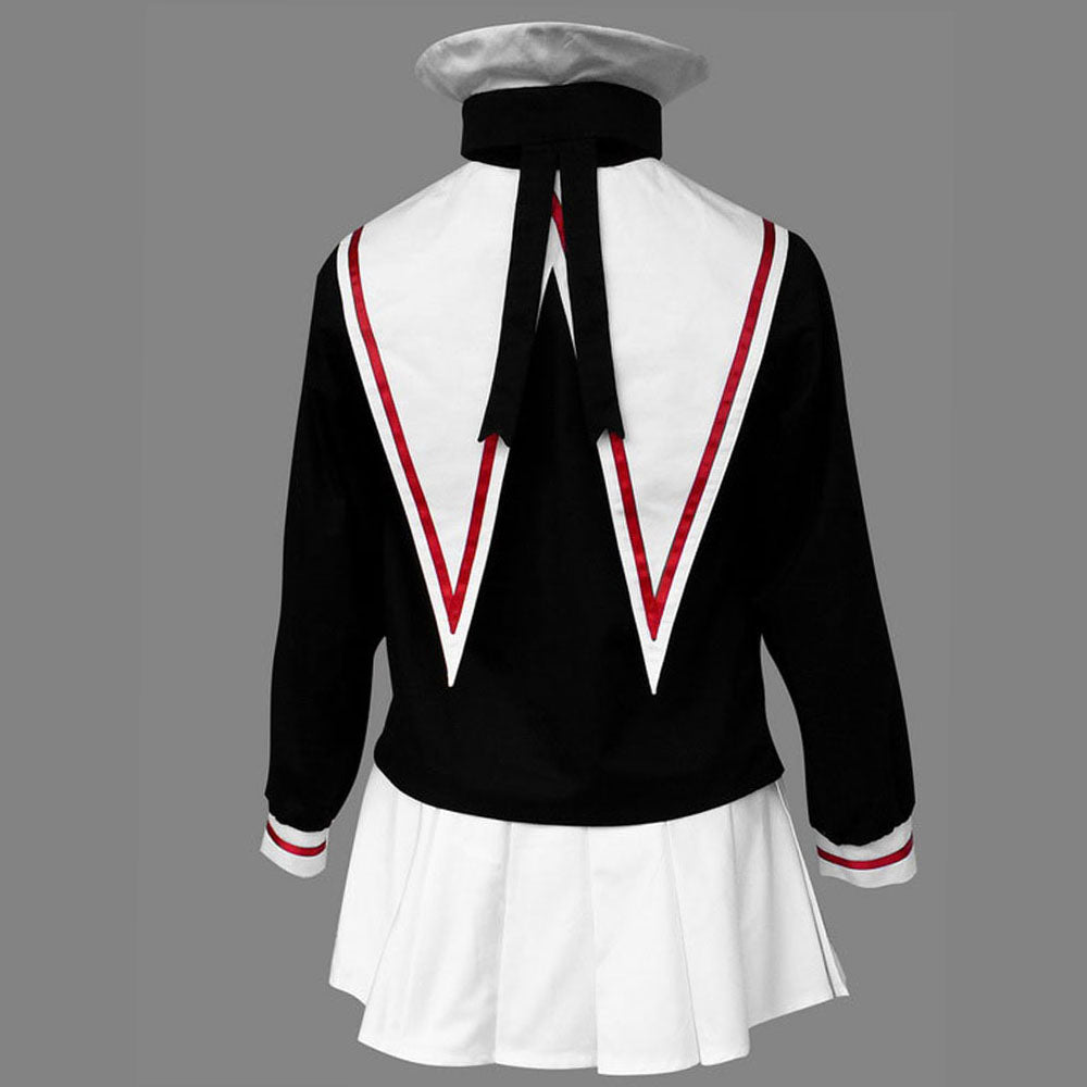 Cardcaptor Sakura Kinomoto Sakura Costume Cosplay Outfits School Uniform Women and Kids Halloween