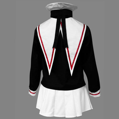 Cardcaptor Sakura Kinomoto Sakura Costume Cosplay Outfits School Uniform Women and Kids Halloween