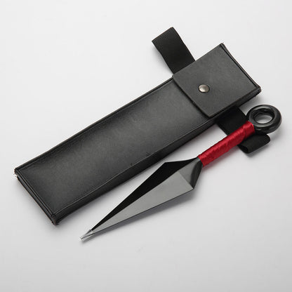 Anime Naruto Costume Leaf Village Ninja Naruto Sasuke Kakashi Hinata Leg Bag Kunai Cosplay Accessories