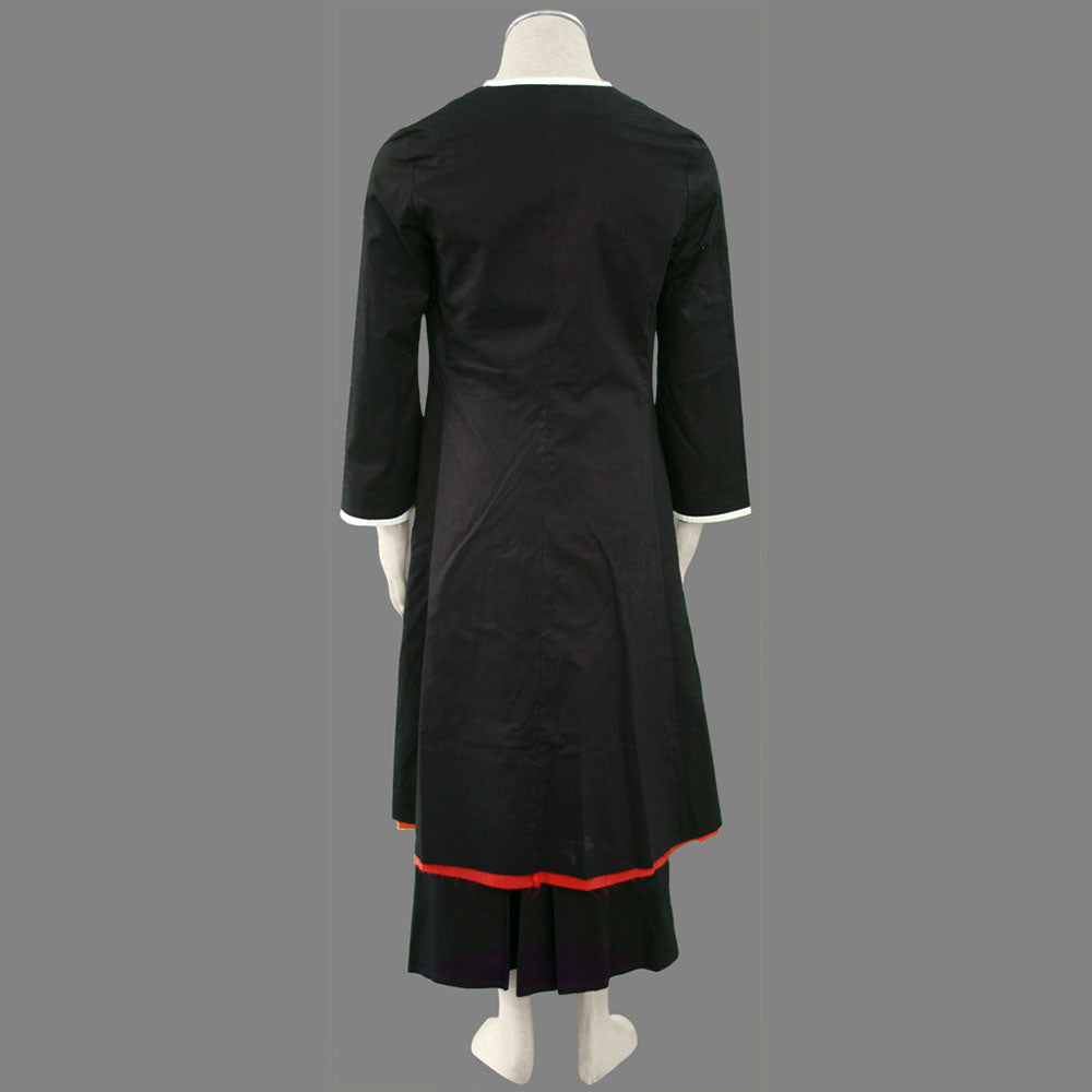 Anime Black Samurai Robe Warrior Cosplay Costume Full Outfit for Men and Kids