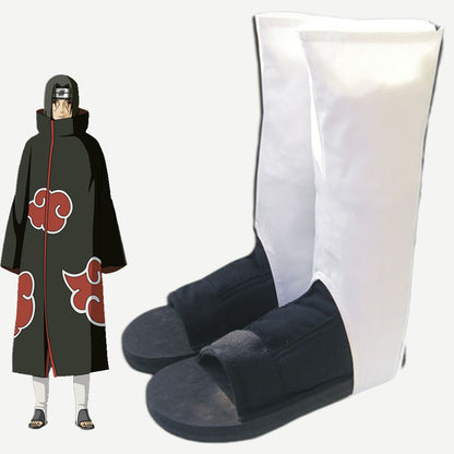 Anime Naruto Costume Akatsuki Itachi Obito Pain Cosplay Boots Costume Shoes for Adults Kids