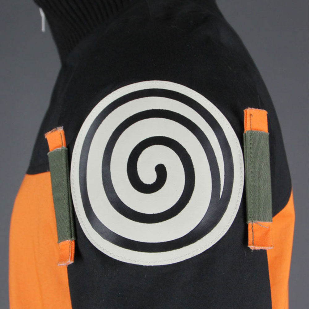 Anime Naruto Costume Naruto Teenage Orange Combat Cosplay Uniform for Adults Kids Halloween