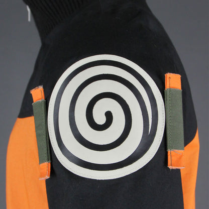 Anime Naruto Costume Naruto Teenage Orange Combat Cosplay Uniform for Adults Kids Halloween