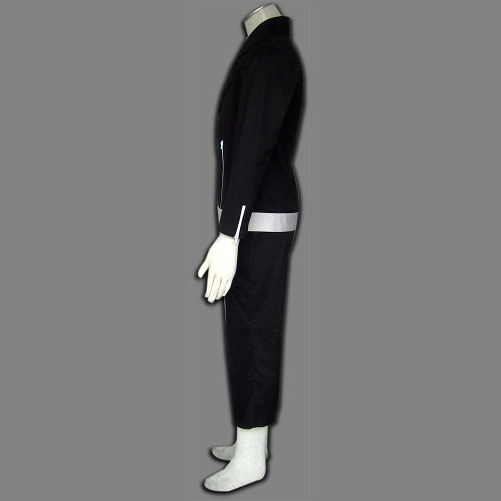 Anime Naruto Costume Kiba Cosplay Black Uniform with Headband for Men Kids Halloween