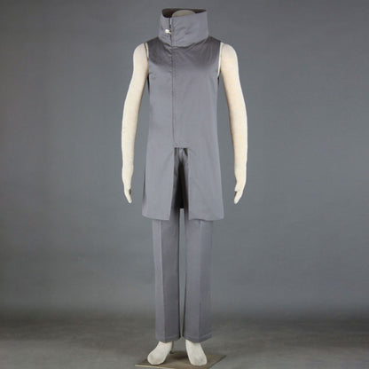 Anime Naruto Costume Shino Aburame Cosplay Costume with Bag for Men Kids