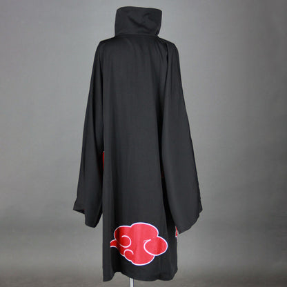 Anime Naruto Costume Akatsuki Pain Nagato Cosplay Cloak with Headband for Men Kids Halloween