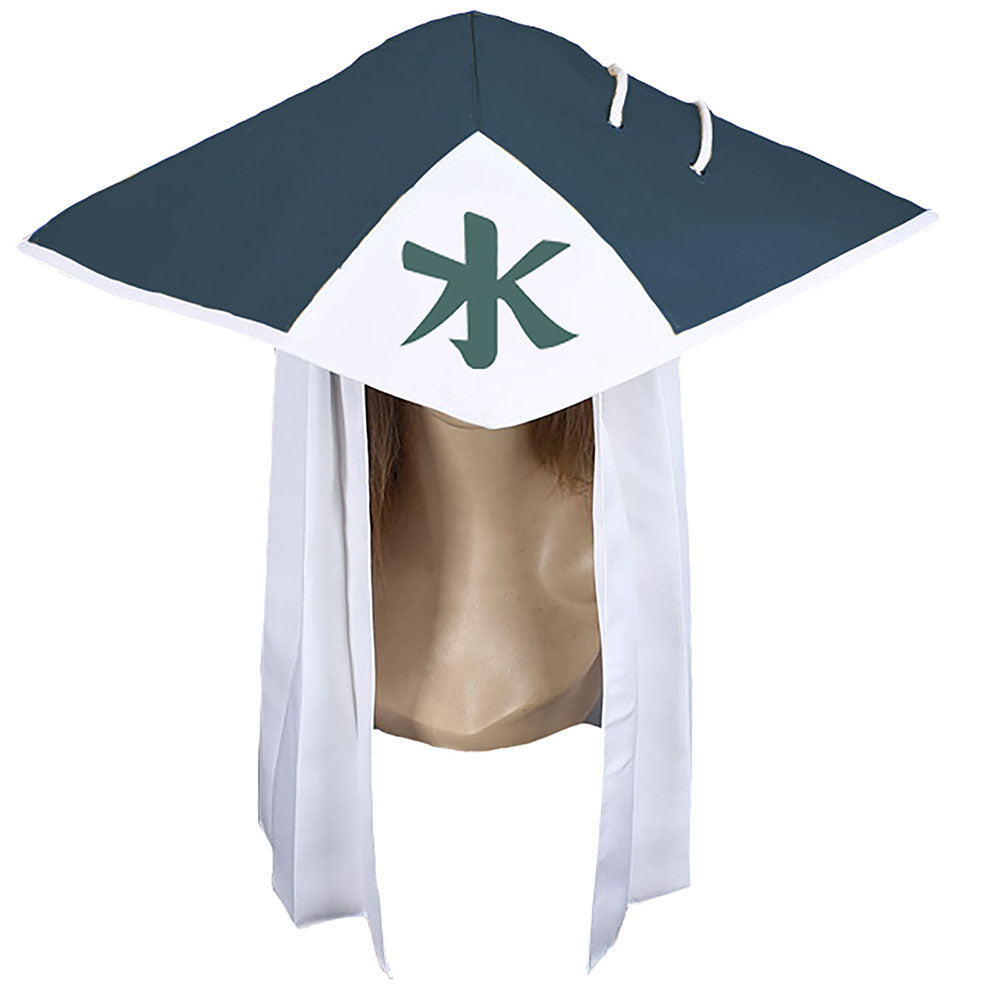 Anime Naruto Costume Mizukage Mei Terumi Cosplay Blue Dress Costume with Mizukage  Hat for Women Kids