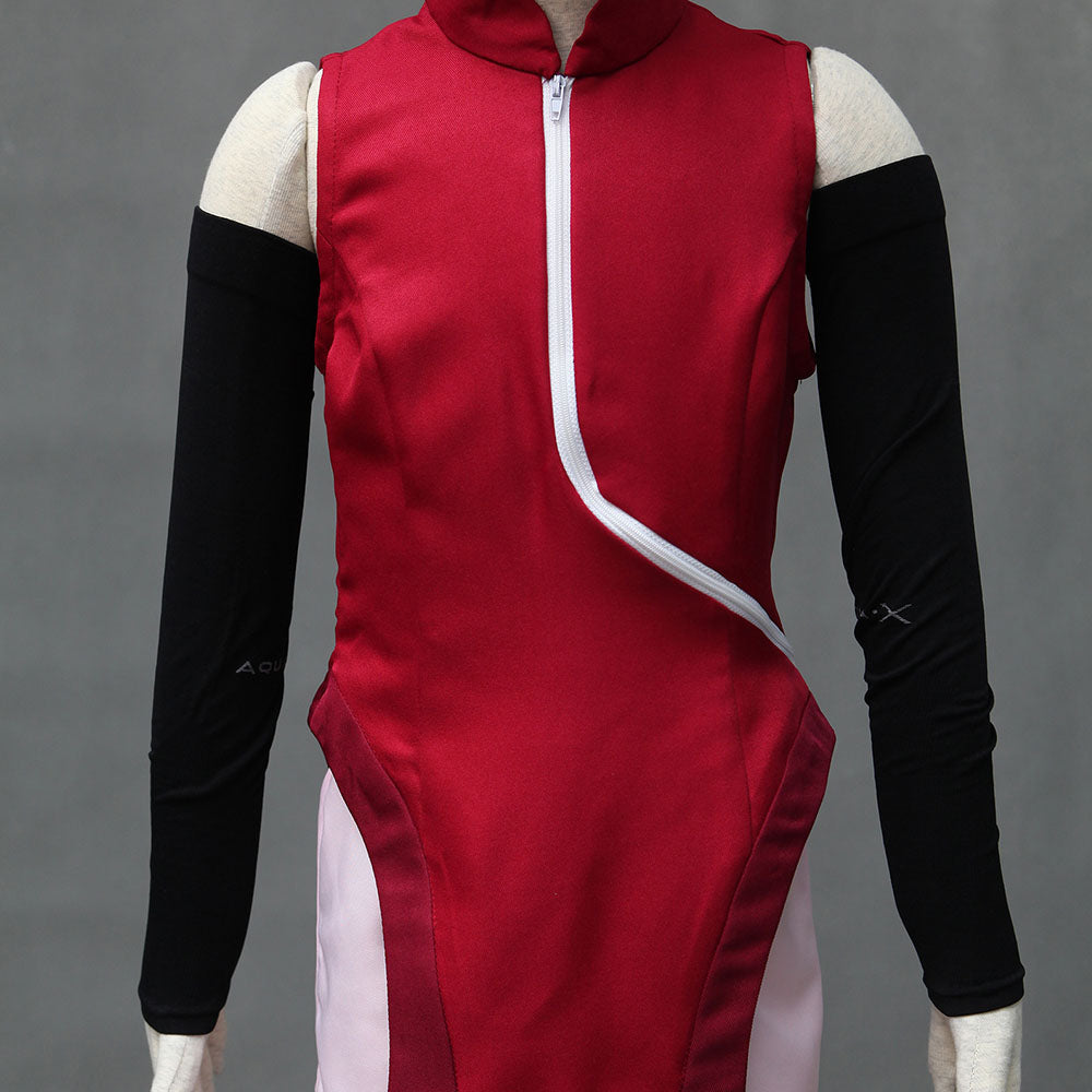 Anime Boruto Costume Sarada Uchiha Cosplay Outfit with Accessories for Women Kids