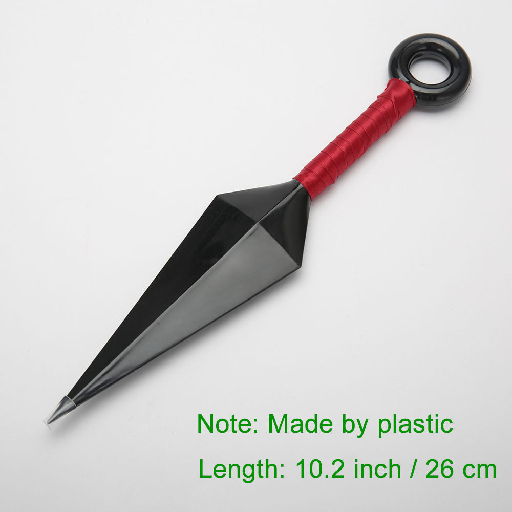Anime Naruto Costume Leaf Village Ninja Naruto Sasuke Kakashi Hinata Leg Bag Kunai Cosplay Accessories