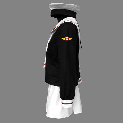 Cardcaptor Sakura Kinomoto Sakura Costume Cosplay Outfits School Uniform Women and Kids Halloween