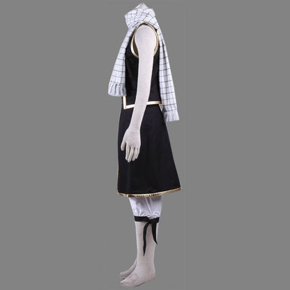 Anime Fairy Tail Costume Natsu Dragneel Cosplay Costume Outfit Men and Kids Halloween