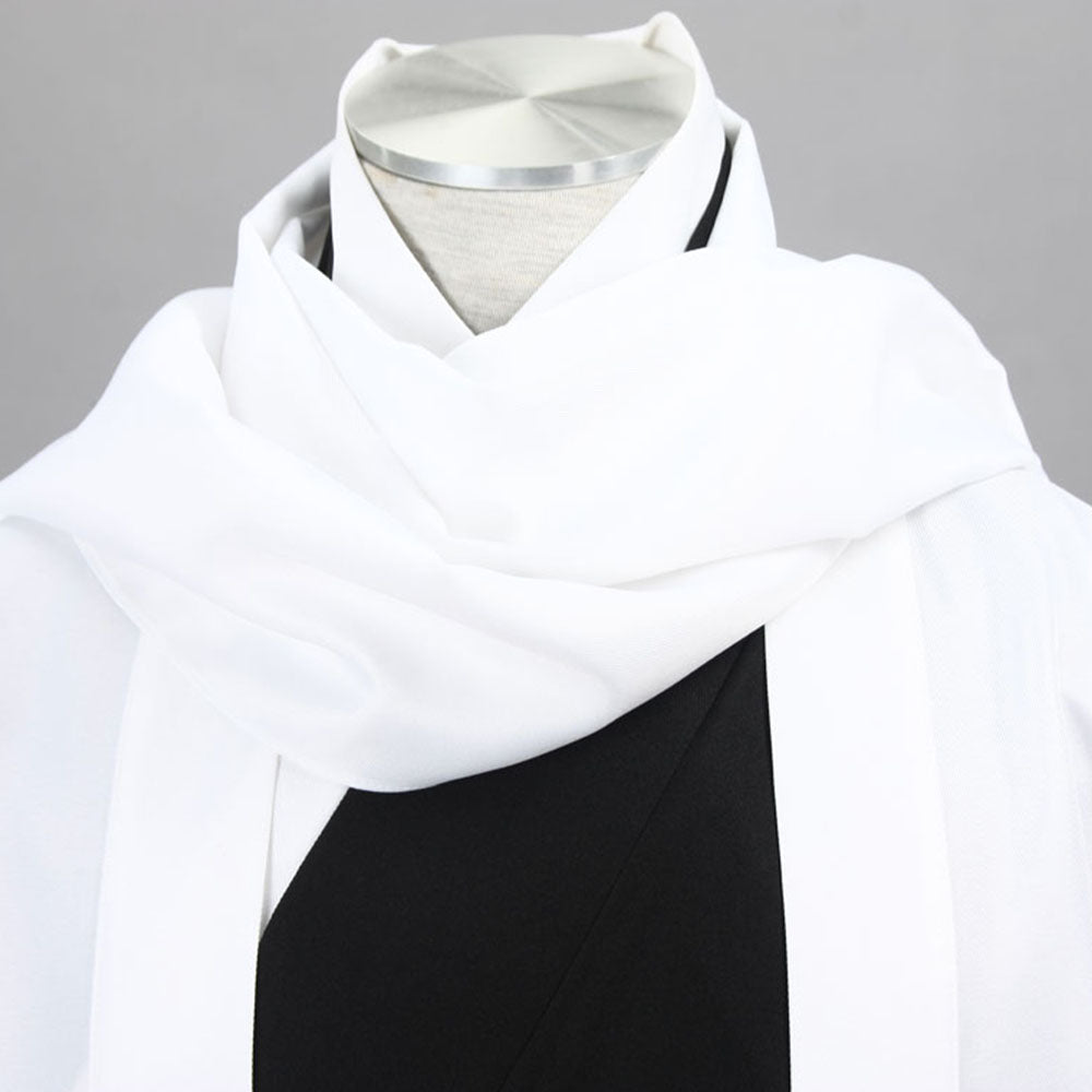 Anime 6th Division Captain White Scarf Noble Swordsman Cosplay Costume for Men Kids