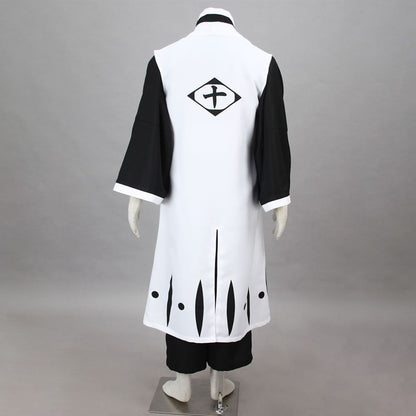 Anime 10th Division Captain Ice Blade Young Commander Cosplay Outfit for Men Kids