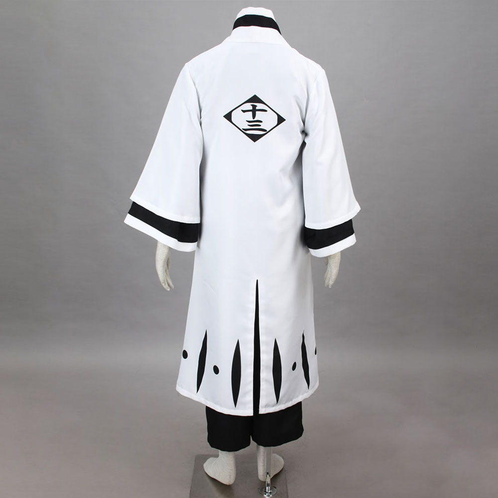 Anime 13th Division Captain White Haori Twin Sword Cosplay Costume for Men and Kids