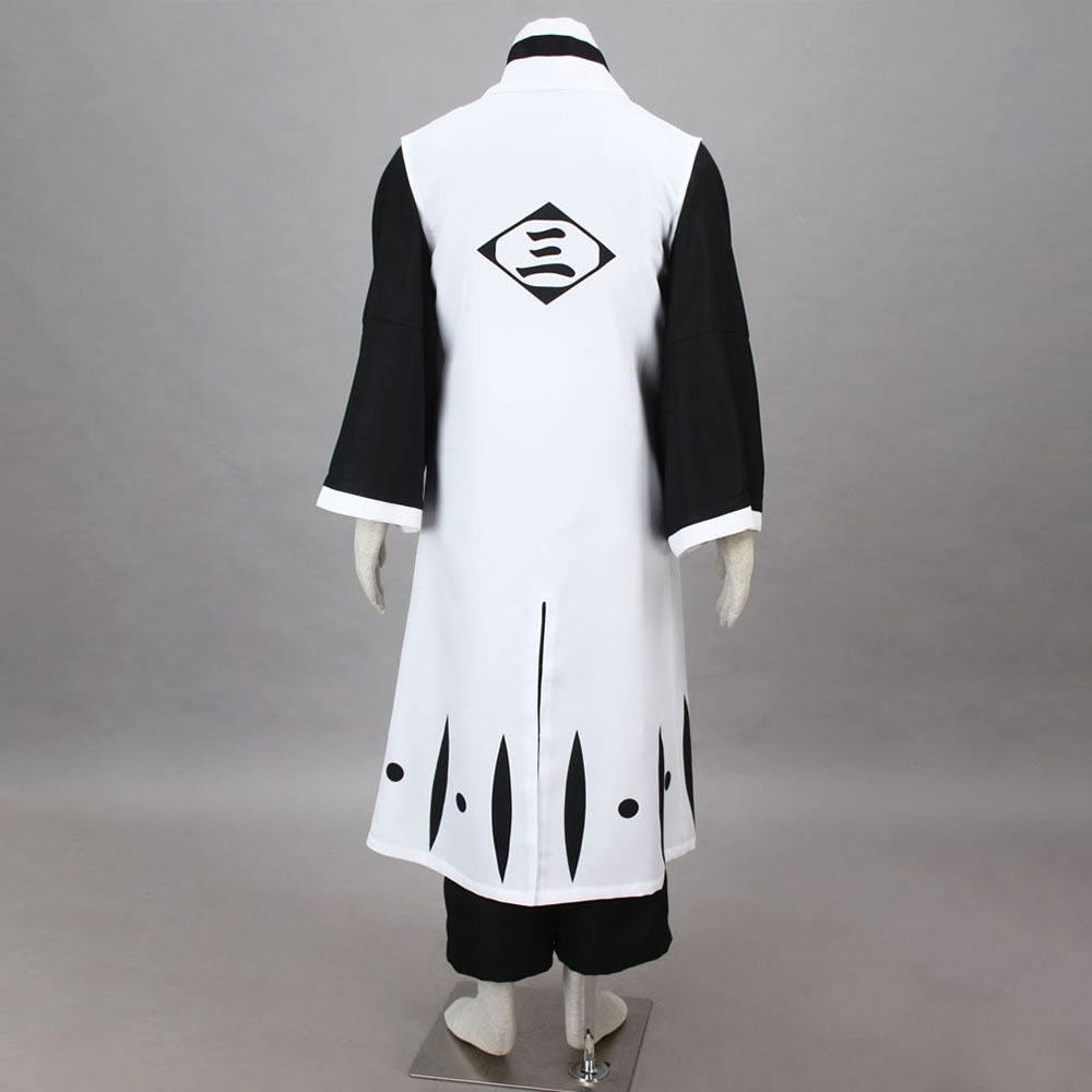Anime 3rd Division Caption White Haori Cosplay Costume Set for Men and Kids