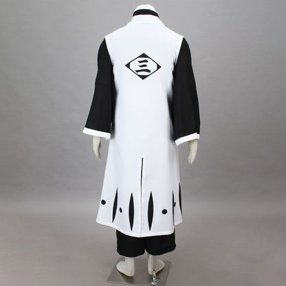 Anime 3rd Division Caption White Haori Cosplay Costume Set for Men and Kids