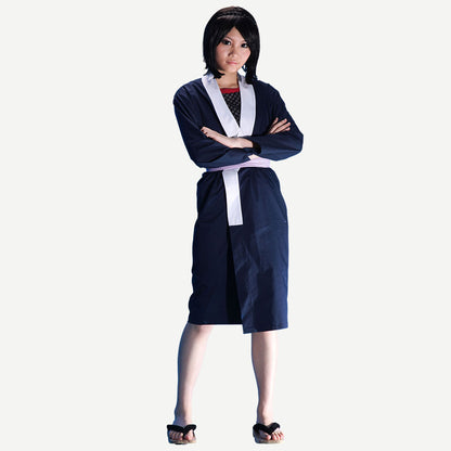 Anime Naruto Costume Shizune Cosplay Costume with Headband for Women Kids