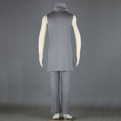 Anime Naruto Costume Shino Aburame Cosplay Costume with Bag for Men Kids
