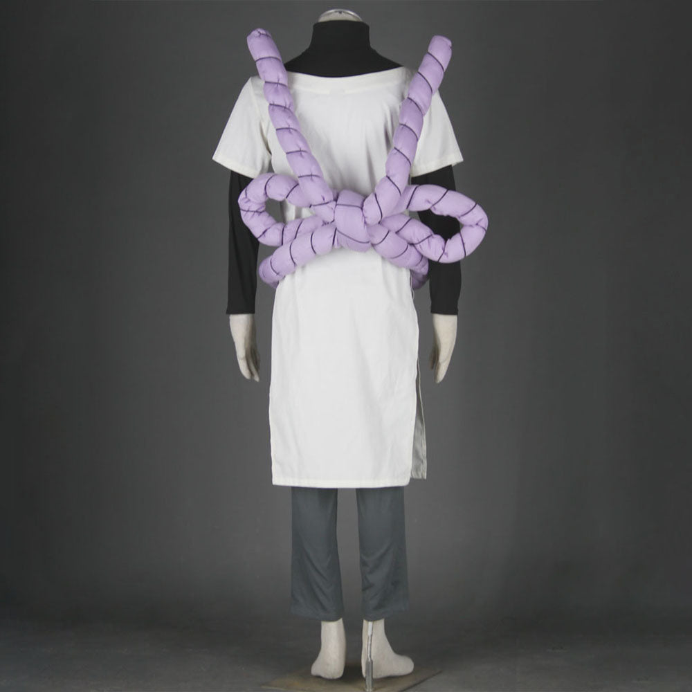 Anime Naruto Costume Snake Sage Orochimaru Cosplay Costume with Huge Purple Rope for Men Kids