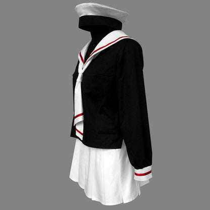 Cardcaptor Sakura Kinomoto Sakura Costume Cosplay Outfits School Uniform Women and Kids Halloween