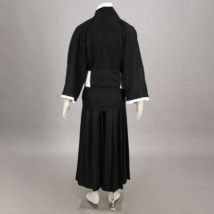 Anime 11th Division Captain Fierce Swordsman Kimono Cosplay Costume for Men Kids
