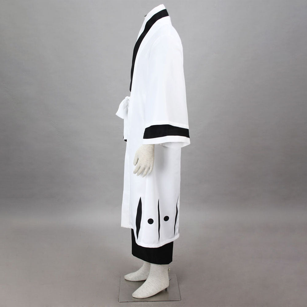 Anime 13th Division Captain White Haori Twin Sword Cosplay Costume for Men and Kids