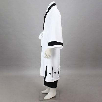 Anime 13th Division Captain White Haori Twin Sword Cosplay Costume for Men and Kids