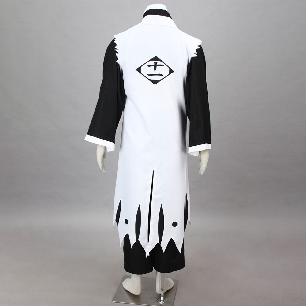 Anime 11th Division Captain Fierce Swordsman Kimono Cosplay Costume for Men Kids