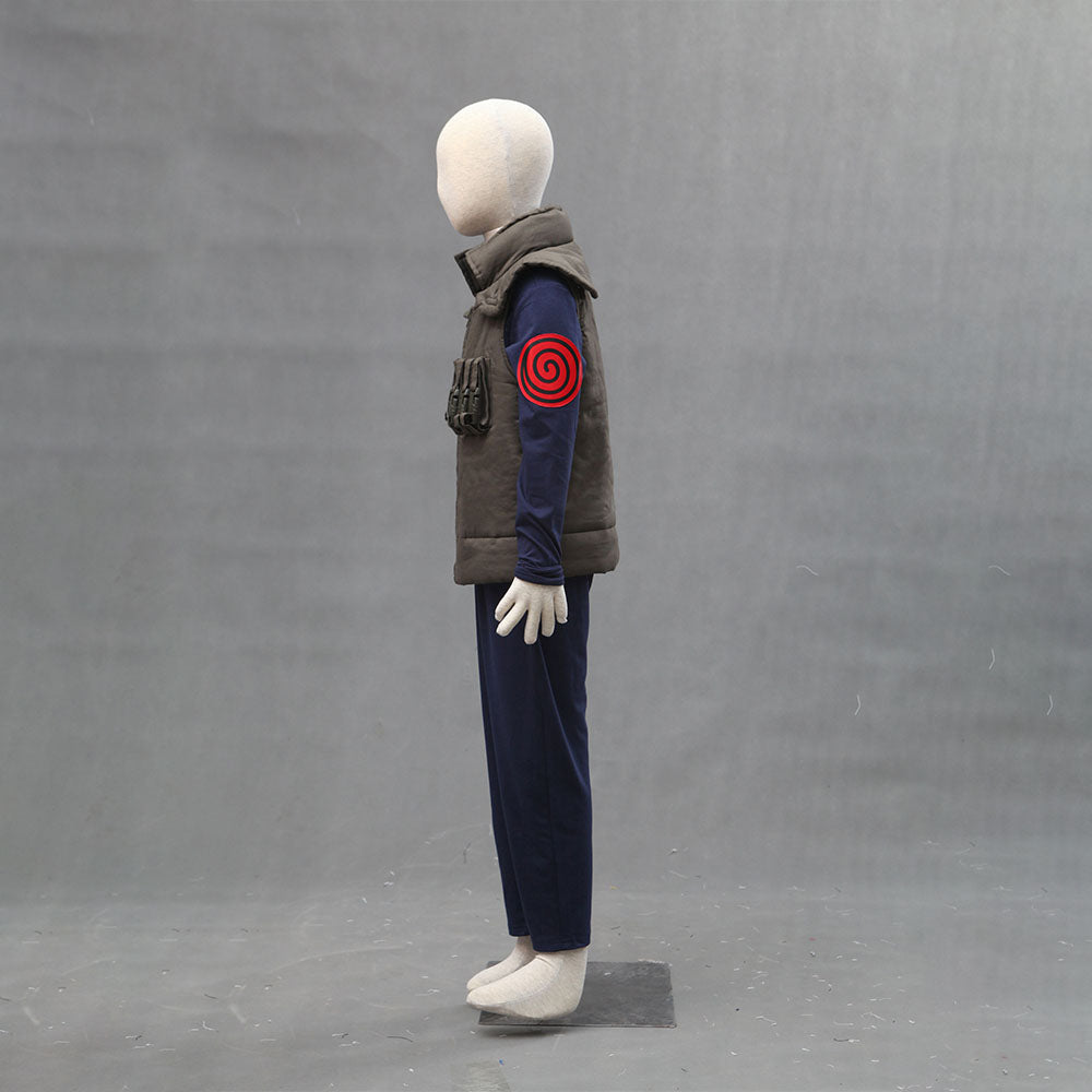 Anime Naruto Costume Kakashi Iruka Jonin Cosplay Costume Uniform for Men Kids Halloween
