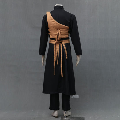 Anime Naruto Costume Gaara Cosplay Black Costume Outfit for Men Kids Halloween