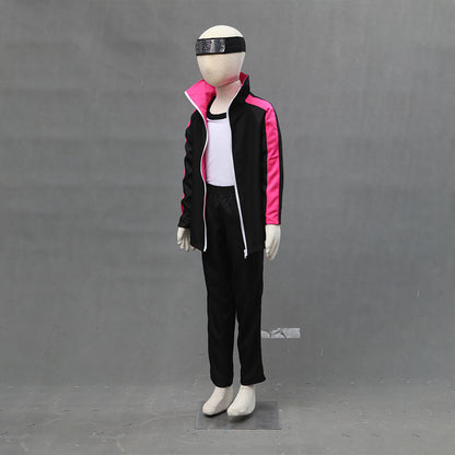 Boruto Costume Boruto Cosplay Tracksuit Set with Accessories for Men Kids Halloween