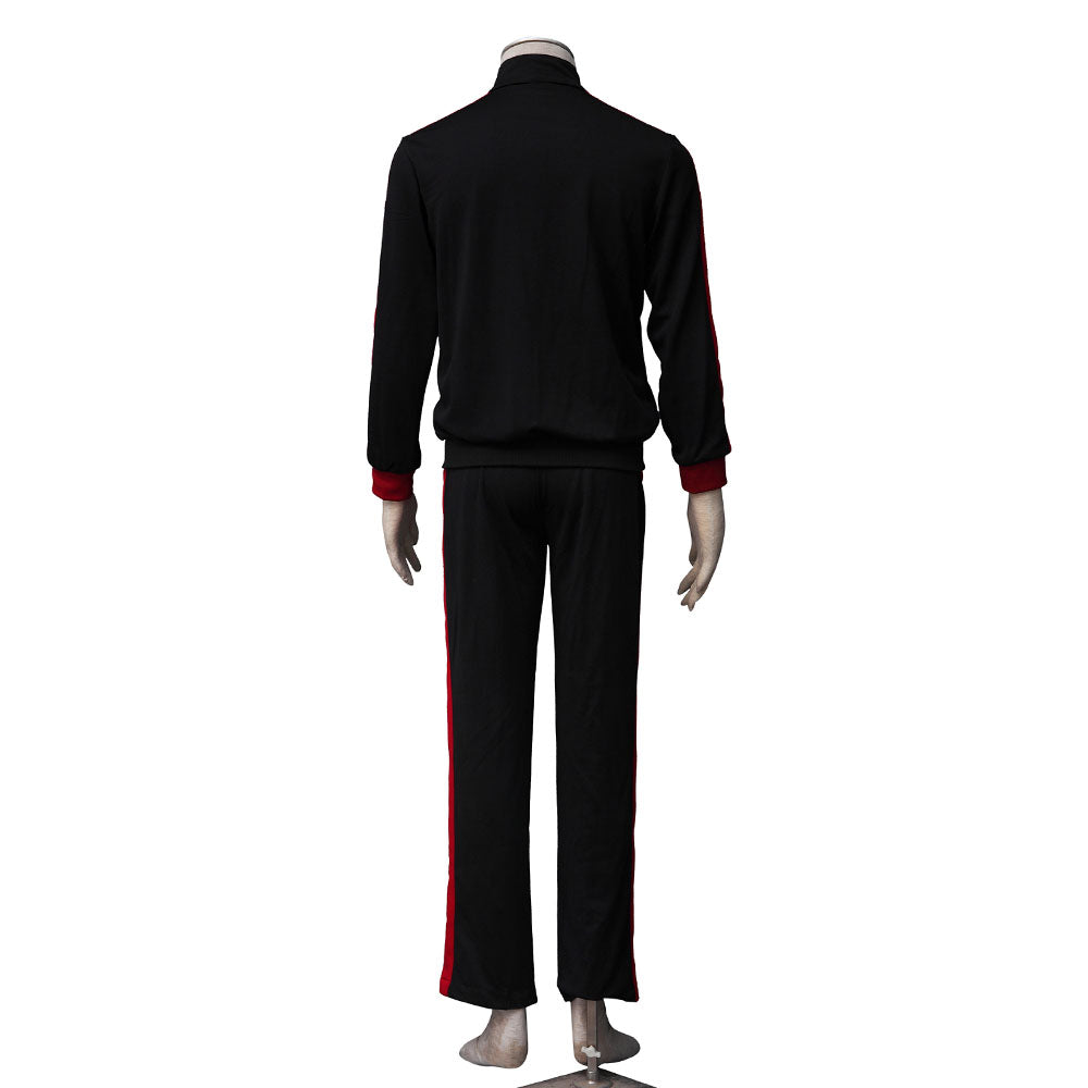 Anime Boruto Costume Boruto Boy Cosplay Black Red Jacket Outfit for Men Kids