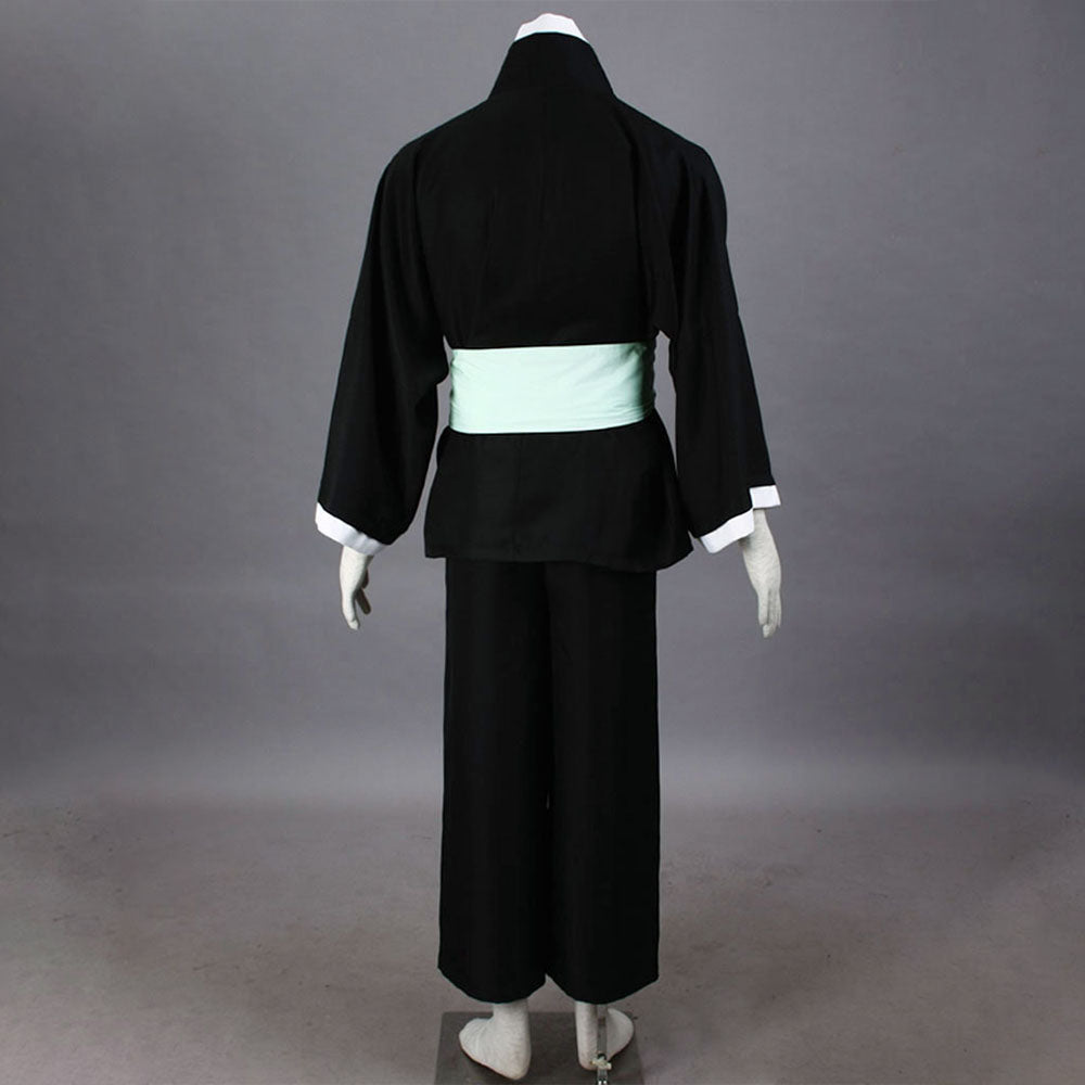 Anime 8th Division Captain Straw Hat Floral Haori Swordsman Cosplay Costume Set for Men and Kids