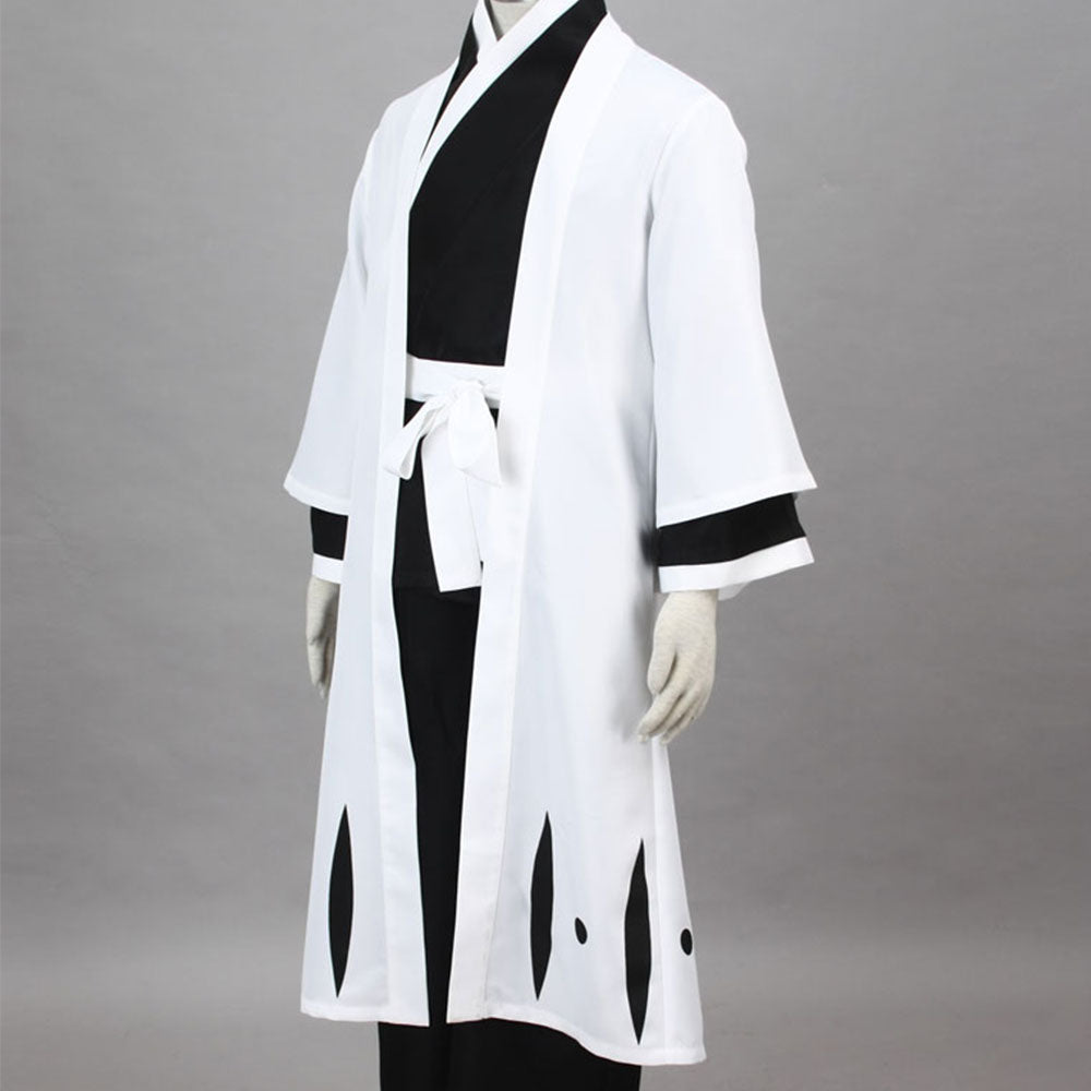 Anime 13th Division Captain White Haori Twin Sword Cosplay Costume for Men and Kids