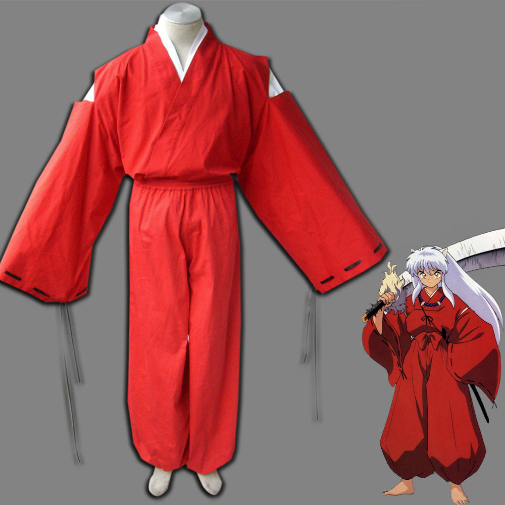 Inuyasha Dog Yaksha Dog Cosplay Costume full Outfit Men and Kids Halloween